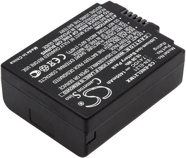 Alt view image 2 of 5 - Battery for Nikon EN-EL21 1 V2 1V2 Camera ENEL21 CS-ENEL21MX 7.4v 1400mAh