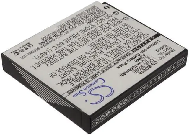 Alt view image 2 of 5 - Battery for Panasonic Lumix DMC-FS3 RICOH R10 R6 R7 R8 DMW-BCE10E BP-DC6-J DB-70