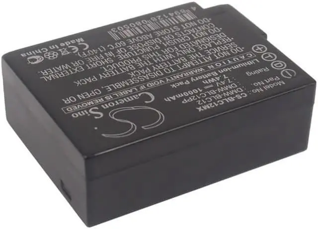 Alt view image 2 of 5 - Battery for Panasonic DMC-GH2 GX8 Leica Sigma DP1Q DP3Q DMW-BLC12 BP-DC12 BP-51