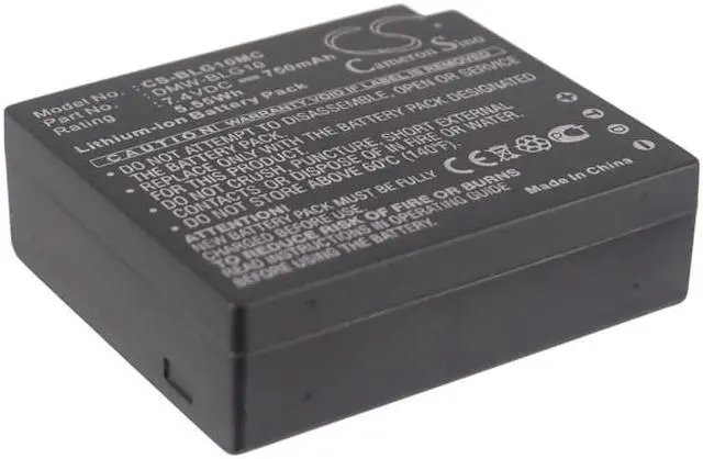 Alt view image 2 of 5 - Battery for Panasonic DMC-ZS60 Leica D-Lux Type 109 DMW-BLG10E BP-DC15 750mAh