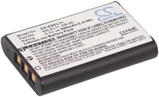 Main image of Battery for NIKON Coolpix S550 S560 Olympus FE370 Ricoh R50 EN-EL11 Li-60B DB-80