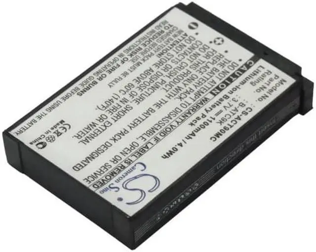 Alt view image 2 of 6 - Battery for Oregon Scientific ATC9k Action Camera B-ATC9K B-ATC9K-JWP CS-ACT90MC
