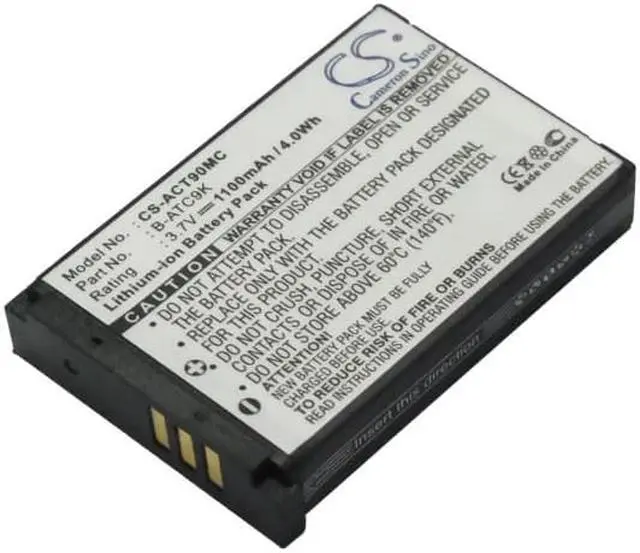 Main image of Battery for Oregon Scientific ATC9k Action Camera B-ATC9K B-ATC9K-JWP CS-ACT90MC
