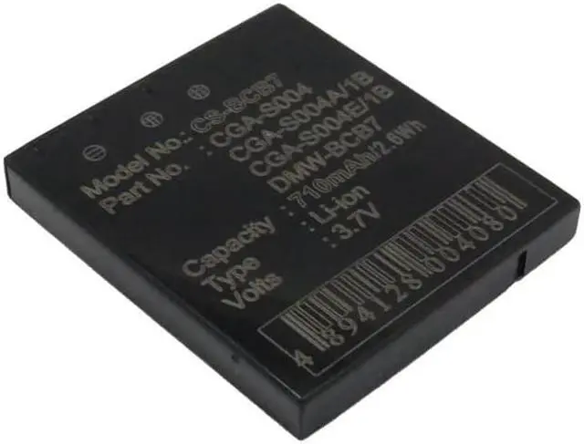 Main image of Battery for Panasonic DMC-FX7 FX2 Lumix DMC-FX2 CGA-S004 CGA-S004E/1B DMW-BCB7