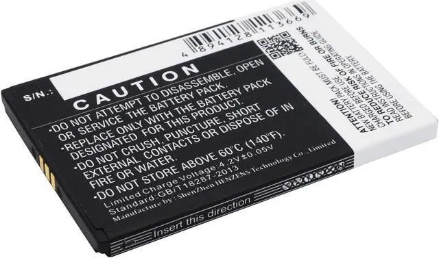 Alt view image 4 of 5 - Battery for UTStarcom ADR-2100 ADR2100MVO BTR8093 Camera CS-AU2100SL 1300mAh