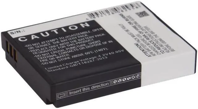 Alt view image 4 of 5 - Battery for Actionpro ISAW A1 A2 Ace A3 X7 083443A Camera CS-APX700MC 1300mAh