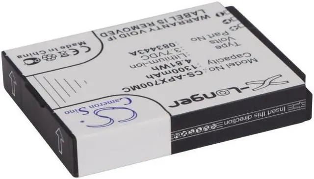 Alt view image 2 of 5 - Battery for Actionpro ISAW A1 A2 Ace A3 X7 083443A Camera CS-APX700MC 1300mAh