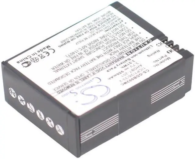 Alt view image 2 of 5 - Battery for GoPro HD Hero3+ Silver Hero 3 AHDBT-201 AHDBT-301 AHDBT-302 950mAh