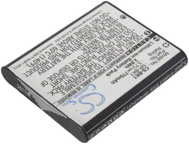 Main image of Battery for Sony Webbie HD MHS-PM1 DSC-W370 W180 MHS-CM5 MHS-PM5 NP-BK1 NP-FK1