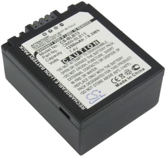 Battery for Panasonic DMC-G1 DMC-GF1 DMC-GH1 DMW-BLB13 DMW-BLB13E