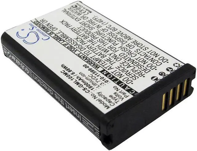 Alt view image 2 of 5 - Battery for Garmin E1GR E2GR VIRB Elite Virb 010-01088-00 010-11599-00 1800mAh