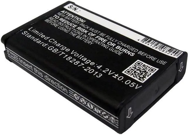 Alt view image 3 of 5 - Battery for Garmin E1GR E2GR VIRB Elite Virb 010-01088-00 010-11599-00 1800mAh