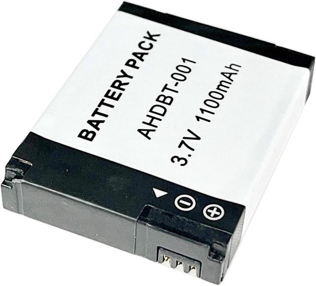 Alt view image 2 of 7 - Replacement Battery for GoPro HD HERO Original & HD HERO2 Professional Cameras AHDBT-001 AHDBT-002