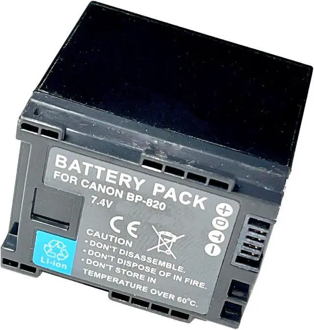 Alt view image 3 of 4 - Battery for Canon BP-820 BP820 8597B002 XF405 VIXIA HF20 HF G10 S100 M300 XA20