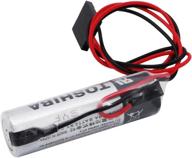 Alt view image 3 of 6 - Battery for Toshiba ER6V With JAE 5Pin Connector Yaskawa Motoman robot 479348-1