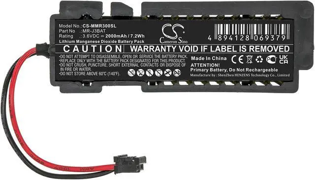 Alt view image 3 of 5 - Battery for Mitsubishi MelServo MR-J3 MR-J3-A MR-J3-A4 MR-J3-B MR-J3-T MR-J3BAT