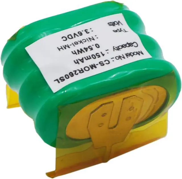 Alt view image 3 of 5 - Battery for Motorola PMB3.6b R2600 R2660 R2670 CS-MOR260SL PLC 3.6v 150mAh Ni-MH