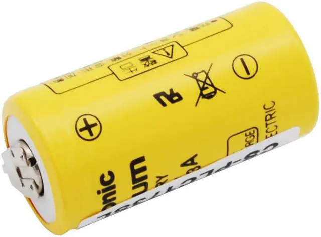 Alt view image 3 of 5 - Battery for Panasonic BR-2/3AG with Weld Leg BR17335 PLC CS-PLC173SL 3v 1450mAh