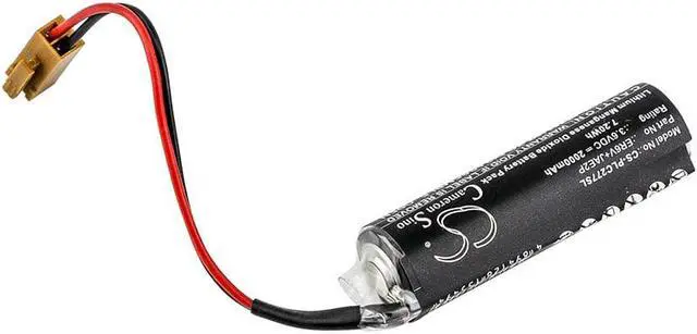 Alt view image 2 of 4 - Battery for Toshiba ER6V+JAE2P PLC CS-PLC277SL Non-rechargeable Brown Connector