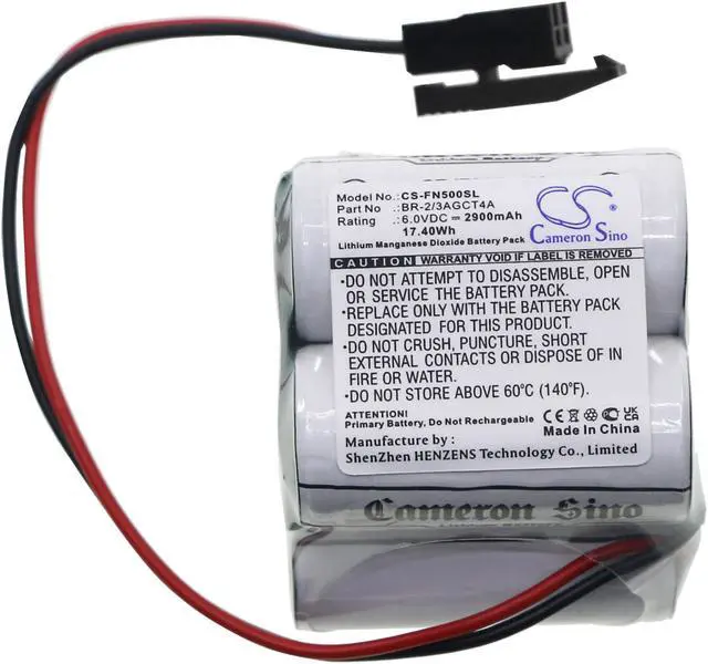 Alt view image 3 of 5 - Battery for GE FANUC Amplifier ALPHA iSV Panasonic A98L-0031-0025 BR-2/3AGCT4A