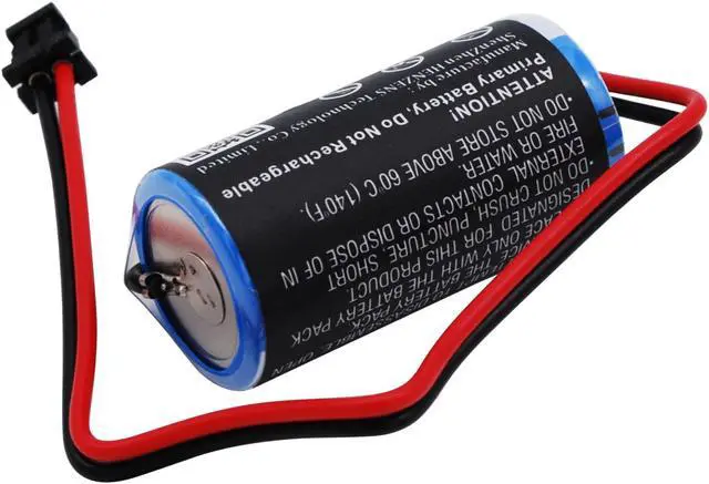 Alt view image 3 of 6 - Battery for Mitsubishi MELSEC Q Q02CPU 130376 624-1831 BKO-C10811H03 Q6-BAT