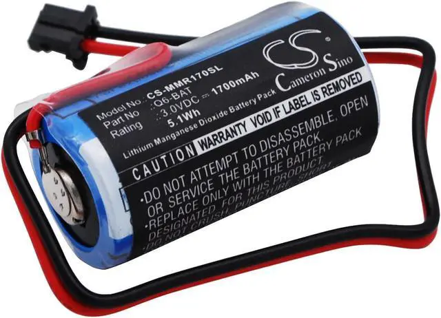 Main image of Battery for Mitsubishi MELSEC Q Q02CPU 130376 624-1831 BKO-C10811H03 Q6-BAT