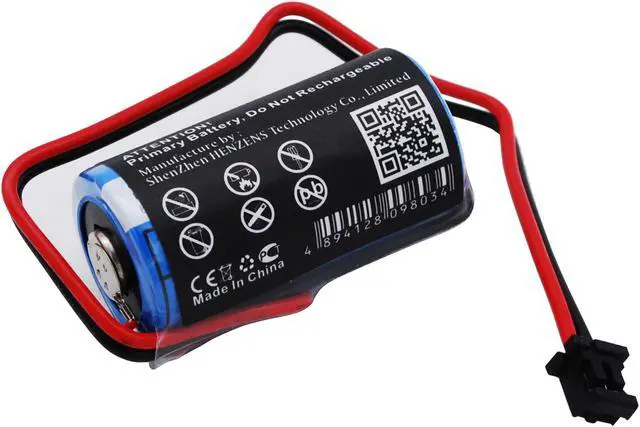 Alt view image 4 of 6 - Battery for Mitsubishi MELSEC Q Q02CPU 130376 624-1831 BKO-C10811H03 Q6-BAT