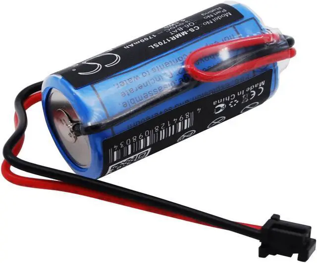 Alt view image 2 of 6 - Battery for Mitsubishi MELSEC Q Q02CPU 130376 624-1831 BKO-C10811H03 Q6-BAT