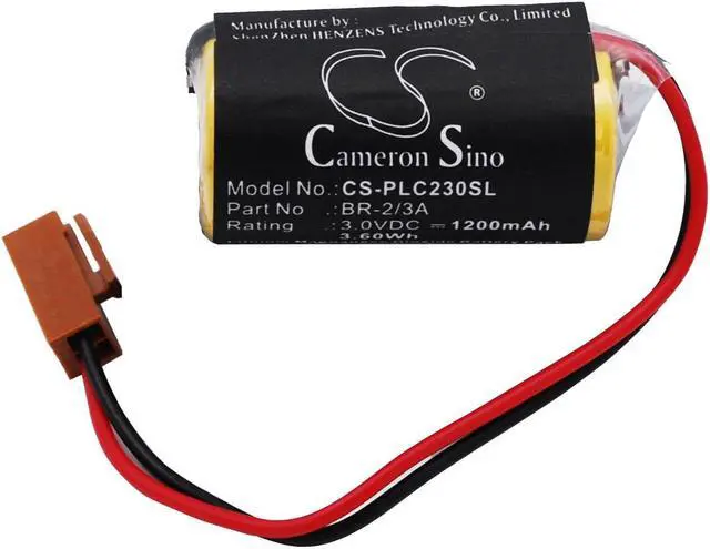 Alt view image 5 of 6 - Battery for Panasonic BR2/3A BR2/3AE2P CR17335 CR17335-SE Sanyo BR-2/3A PLC