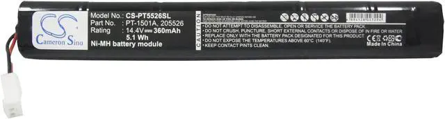 Alt view image 6 of 7 - 360mAh Ni-MH Battery Pentax PocketJet II Printer, PocketJet 3/3 Plus, PocketJet 3 Printer
