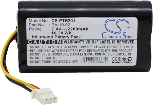 Alt view image 7 of 12 - 2200mAh Li-ion BA-10-02 Battery Citizen CMP-10 Mobile Thermal printer battery
