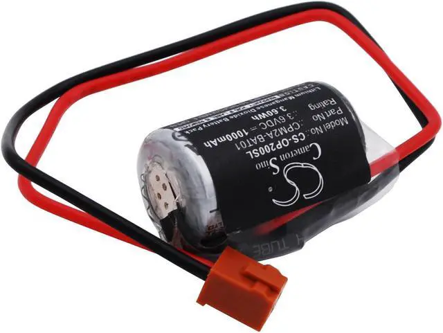 Alt view image 6 of 10 - CPM2A-BAT01 Replacement Battery (1000mAh / 3.60Wh) For OMRON CJ1, CPM2A, CQM1H, NS7,