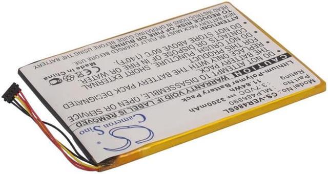 Alt view image 2 of 6 - Battery for ViewSonic Zoompad MLP486890 Tablet CS-VER486SL 3.7v 3200mAh 11.84Wh