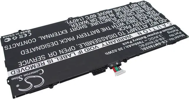 Alt view image 3 of 7 - 7900mAh EB-BT800FBC Battery Samsung Galaxy Tab S 10.5, SM-T800 WiFI, SM-T805C 4G
