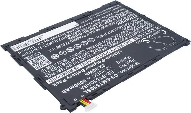 Alt view image 2 of 6 - Battery for Samsung Galaxy Tab A 9.7 SM-P350 SM-P550 EB-BT550ABA EB-BT550ABE