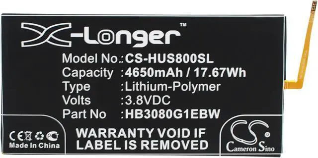 Main image of Battery for Huawei Honor S8-701u Mediapad M1 8.0 T1-A21L HB3080G1EBC HB3080G1EBW