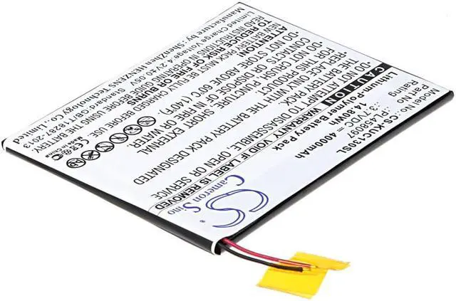 Alt view image 2 of 5 - Battery for KURIO 7S C1300 PL458097 Tablet CS-KUC130SL 3.7v 4000mAh 14.80Wh