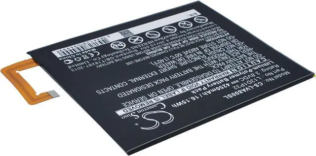 Alt view image 3 of 6 - Battery for Lenovo IdeaPad A5500 A8 A8-50 TAB3 8 L13D1P32 Tablet CS-LVA800SL