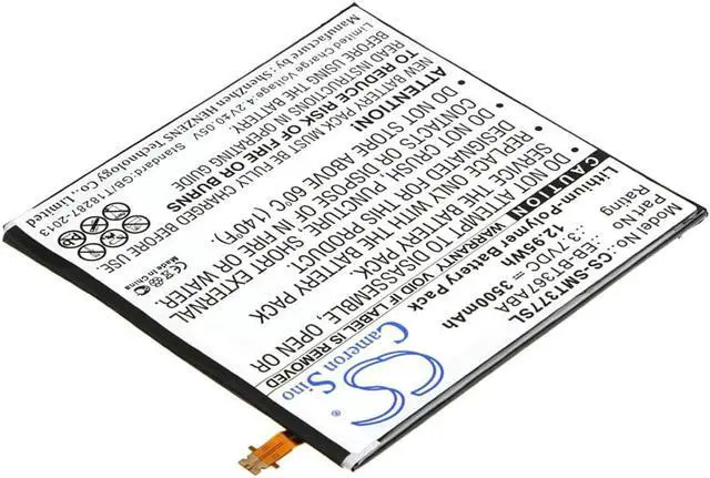 Alt view image 2 of 5 - Battery for Samsung Galaxy Tab 5 A 8.0 2017 SM-T377 T380 EB-BT367ABA GH43-04539A