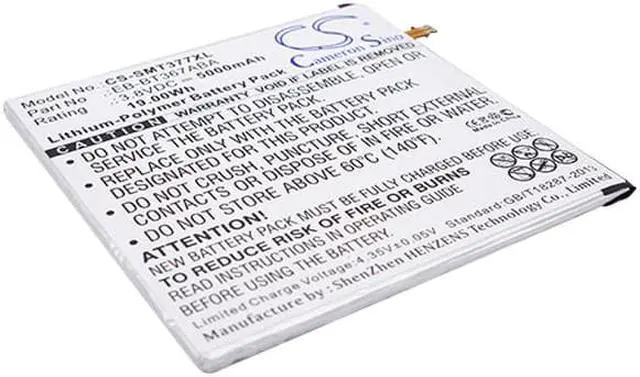 Main image of Battery for Samsung Galaxy Tab 5 A A2 S E 8.0 SM-T380 SM-T385 EB-BT367ABA 5000mA