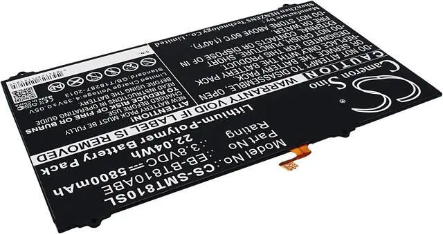 Alt view image 2 of 6 - Battery for Samsung Galaxy Tab S2 SM-T810 EB-BT810ABA EB-BT810ABE GH43-04431A