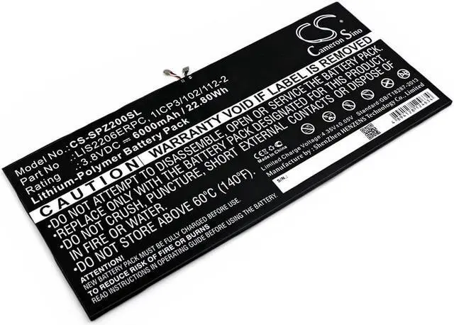 Main image of Battery for Sony Castor SGP511 SOT21 Xperia Tablet Z2 1277-3631.1B LIS2206ERPC