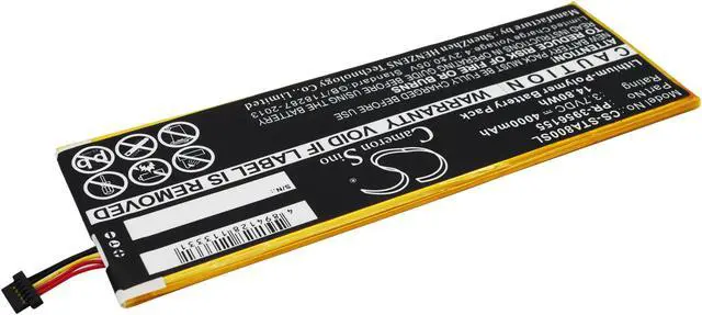 Alt view image 2 of 6 - Battery for INSIGNIA Flex 8 inch NS-15AT08 PR-3956155 Tablet CS-STA800SL 4000mAh
