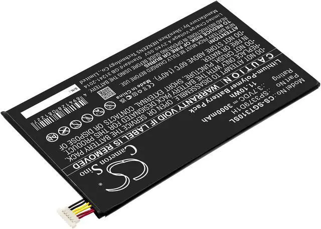 Alt view image 2 of 6 - Battery for Samsung Galaxy Tab 3 8.0 Tab3 SM-T310 T315 AAaD415JS/7-B SP3379D1H
