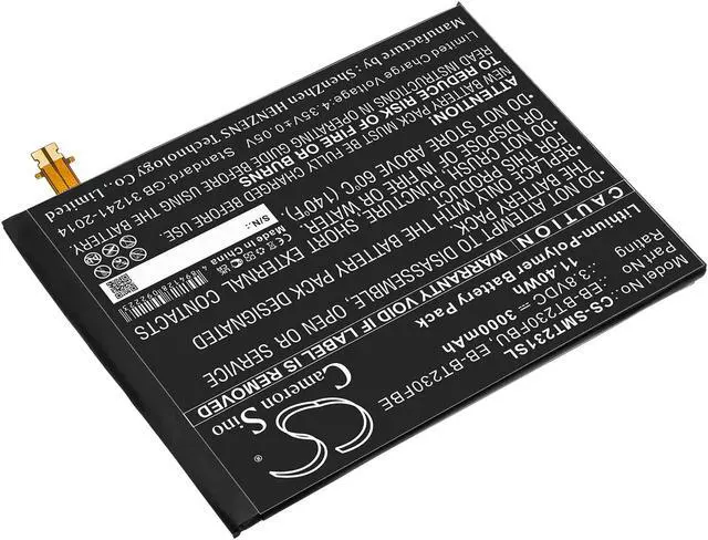 Alt view image 2 of 5 - Battery for Samsung 403SC Degas Galaxy Tab4 7.0 SM-T235 EB-BT230FBE EB-BT230FBU
