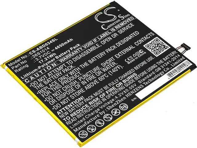 Main image of Battery for Amazon Kindle Fire 8.7 L5S83A 26S1014 58-000181 58-000219 MC-31A0B8