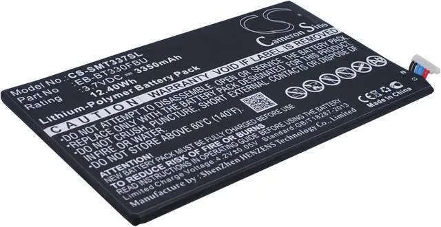 Alt view image 2 of 6 - Battery for Samsung Galaxy Tab 4 8.0 Tab4 8.0" SM-T330NU SM-T337A EB-BT330FBU