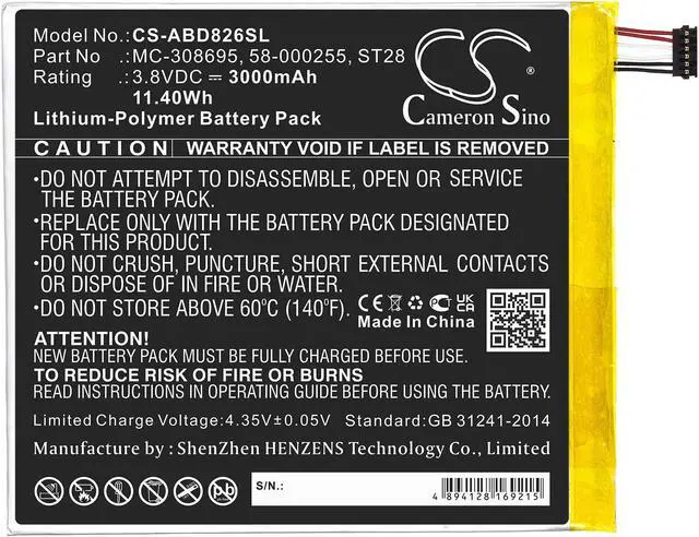 Alt view image 3 of 5 - Battery for Amazon Kindle Fire 2019 9th Gen M8S26G 58-000255 MC-308695 ST28 NEW