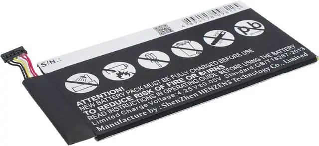 Alt view image 4 of 6 - Battery for Asus ME370TG Google Nexus 7 C11-ME370TG Tablet CS-AME390SL 3.75v