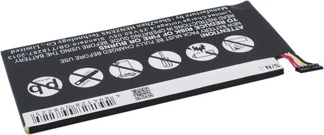 Alt view image 5 of 6 - Battery for Asus ME370TG Google Nexus 7 C11-ME370TG Tablet CS-AME390SL 3.75v